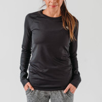 RABBIT - Women's - EZ Tee Perf ICE LS - Black